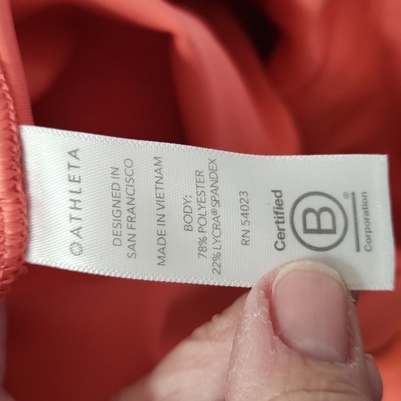 Athleta Elation 7/8 Tight-Coral 511386-00 - Picture 7 of 9